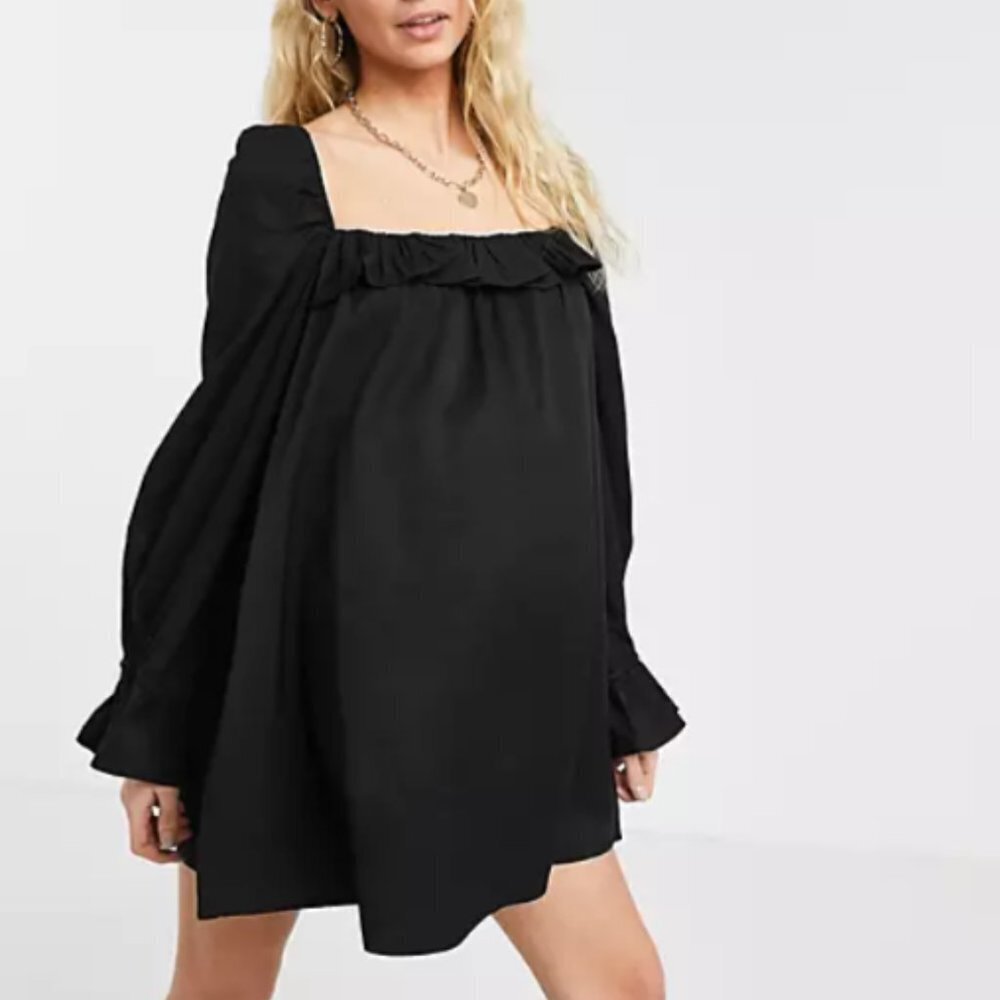 Fashion Union Women's Maternity Mini Smock Dress 2